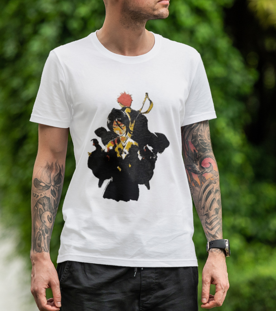 Rukia Kuchiki And Ichigo Kurosaki Spirit Battle Bleach Anime Fan Favorite Characters T-Shirt