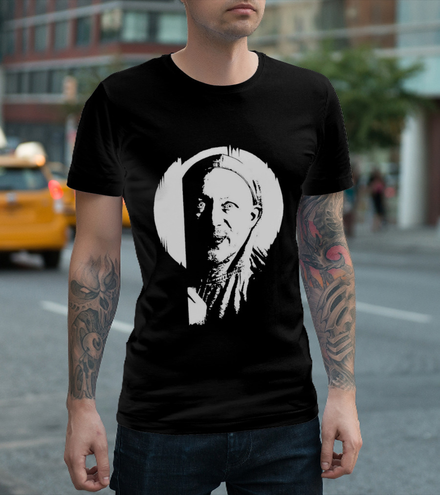 Curious Guy Limmy's Homemade Show Scottish Comedy Stencil T-Shirt