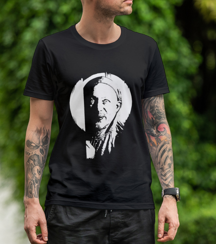 Curious Guy Limmy's Homemade Show Scottish Comedy Stencil T-Shirt