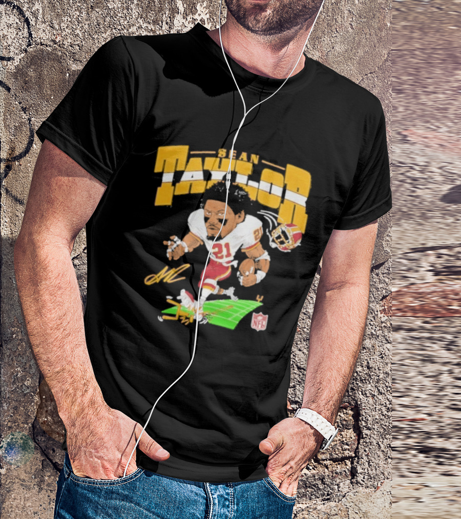 Sean Taylor NFL Football Caricature Washington Commanders 21 T-Shirt