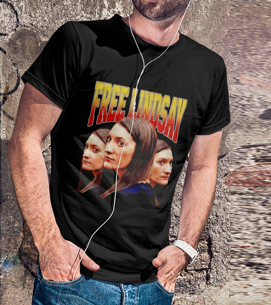 FREE LINDSAY Clancy Multiple Faces T-Shirt