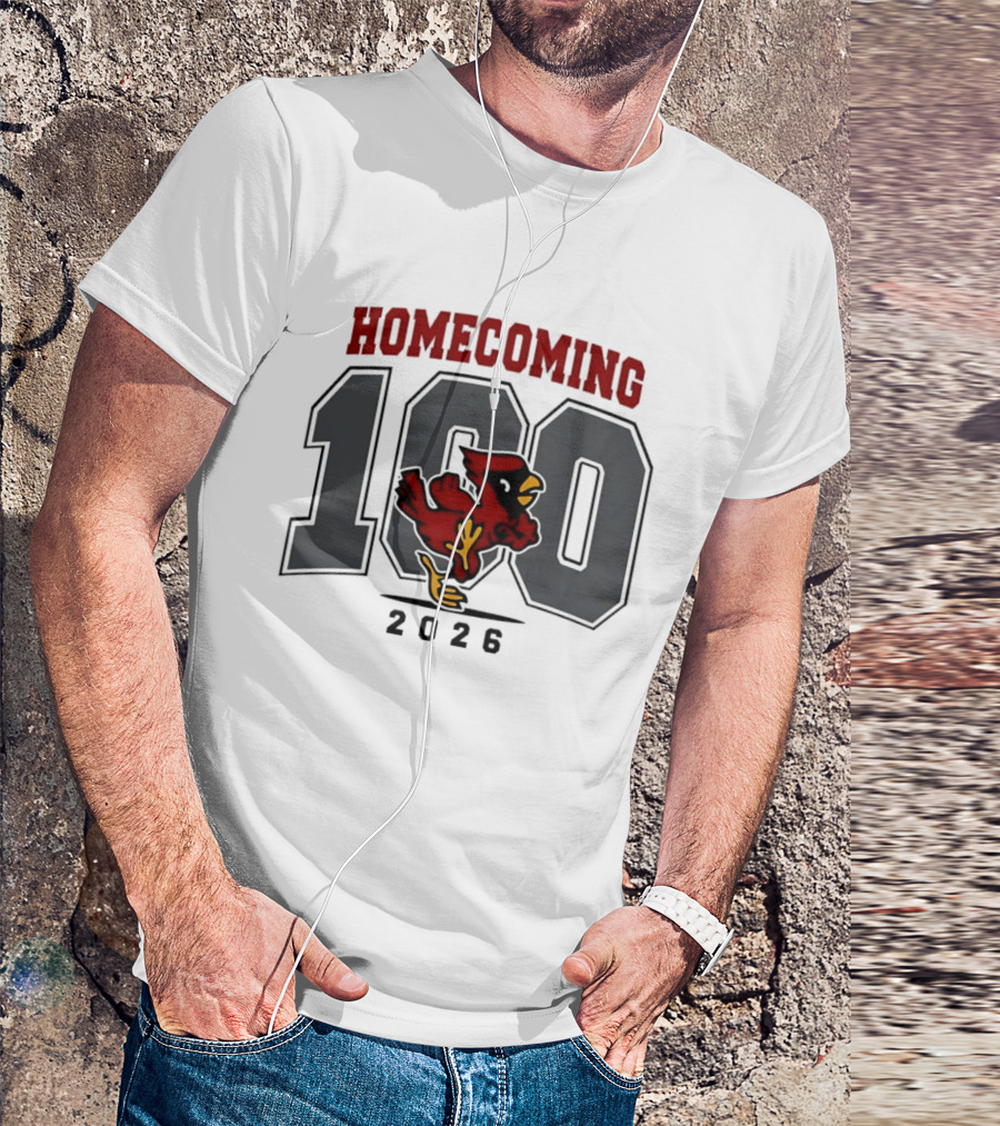 Ball State Cardinals Homecoming 100 2026 T-Shirt