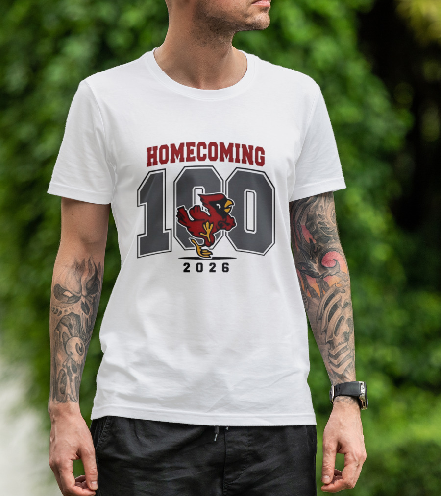 Ball State Cardinals Homecoming 100 2026 T-Shirt