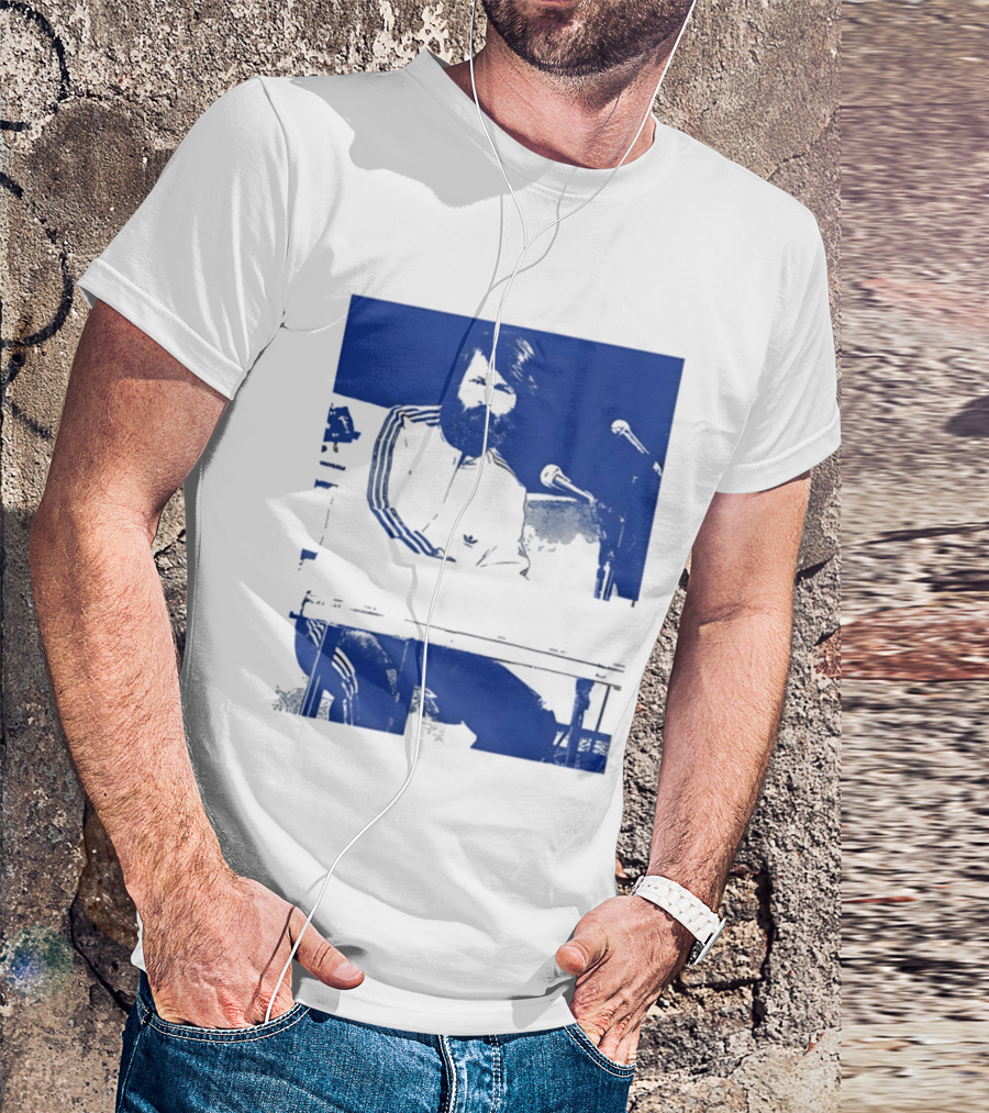 Brian Wilson Piano Microphone Live Performance T-Shirt