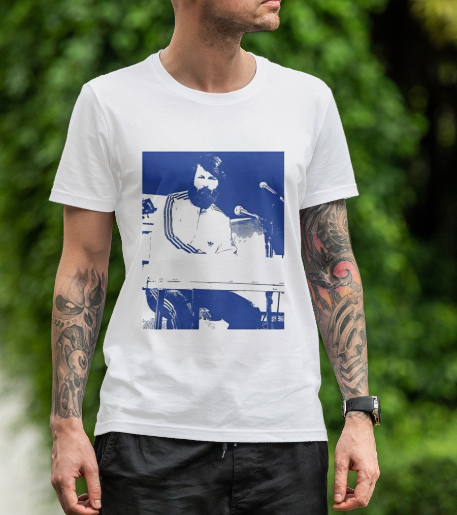 Brian Wilson Piano Microphone Live Performance T-Shirt