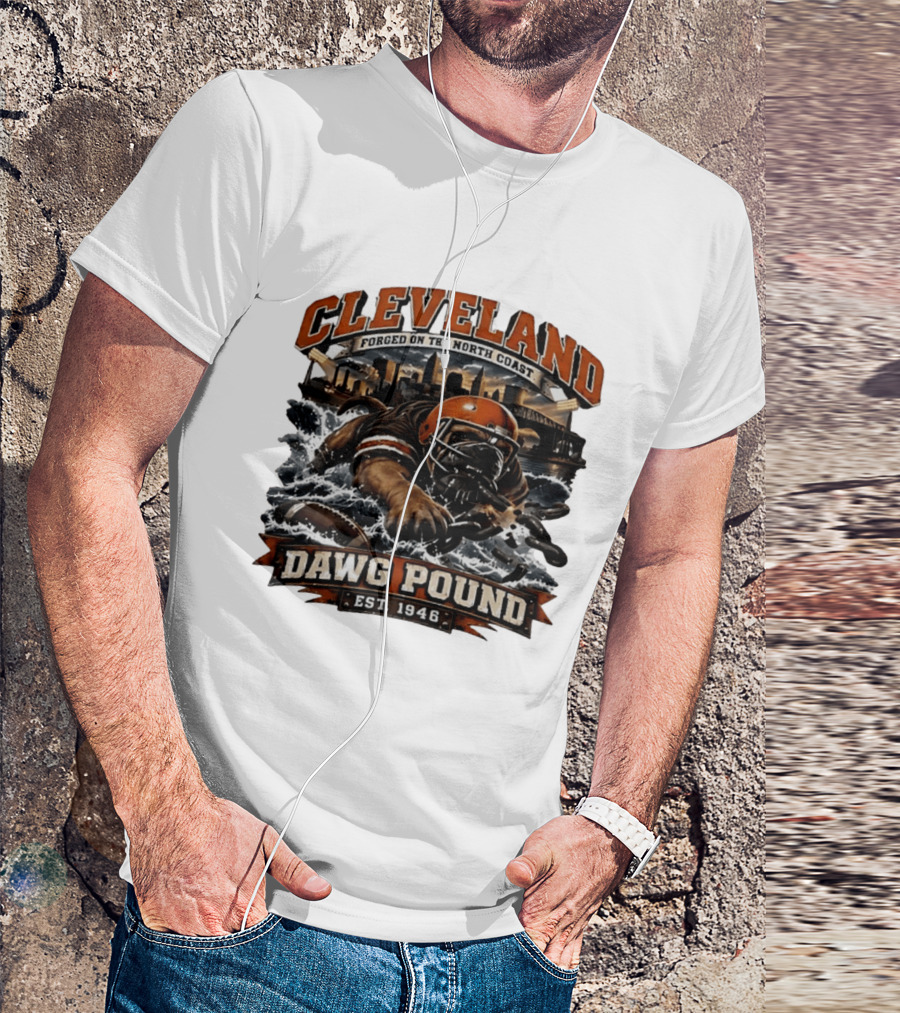 Cleveland Dawg Pound Forged On The North Coast Est 1946 T-Shirt