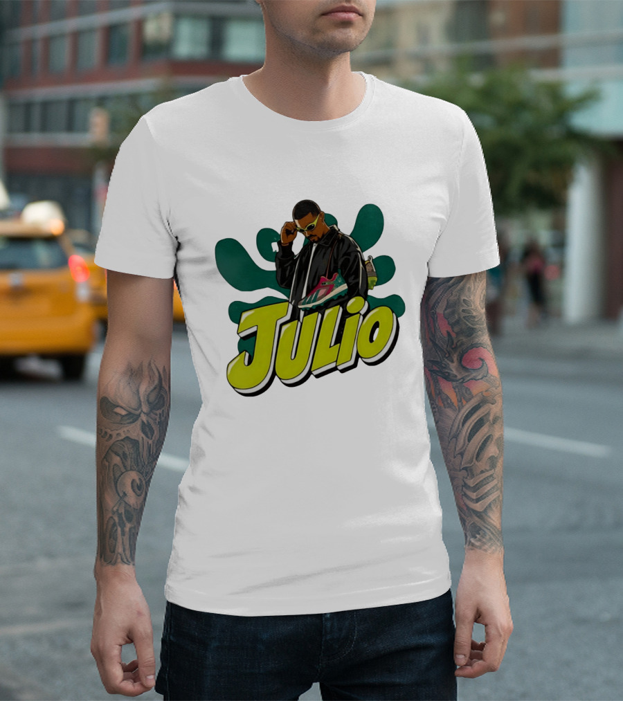 Seattle Mariners Julio Rodriguez Sneaker T-Shirt