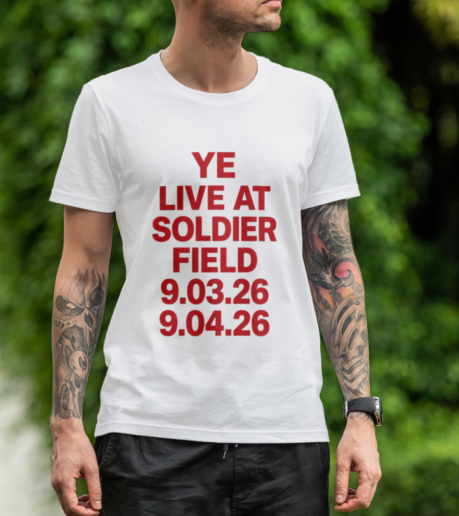 Ye Live At Soldier Field 9.03.26 9.04.26 T-Shirt