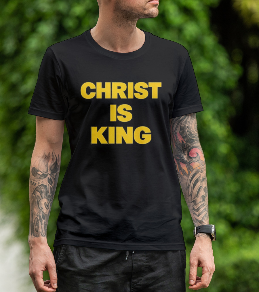Blake Anderson Christ Is King Bold Yellow T-Shirt