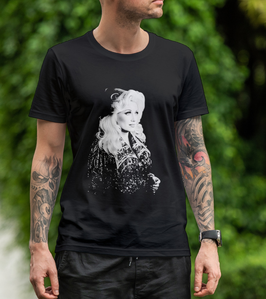 Glamorous Dolly Parton Vintage Style Image T-Shirt