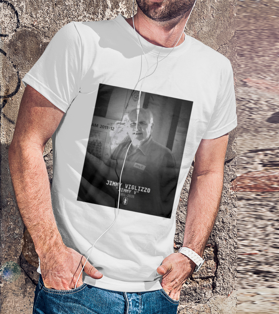 Jimmy Viglizzo "Jimmy V" 1951 2026 Commemoration Stanford Connection T-Shirt