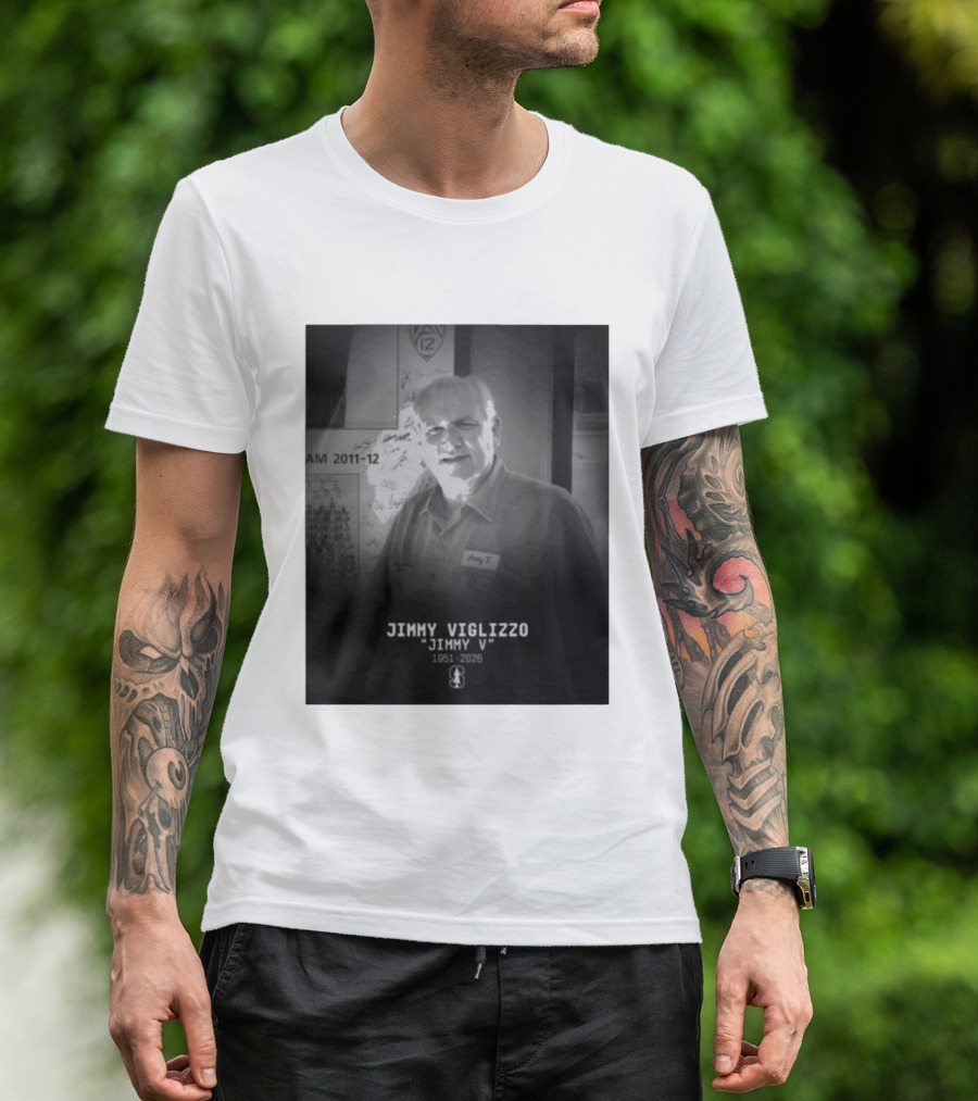 Jimmy Viglizzo "Jimmy V" 1951 2026 Commemoration Stanford Connection T-Shirt