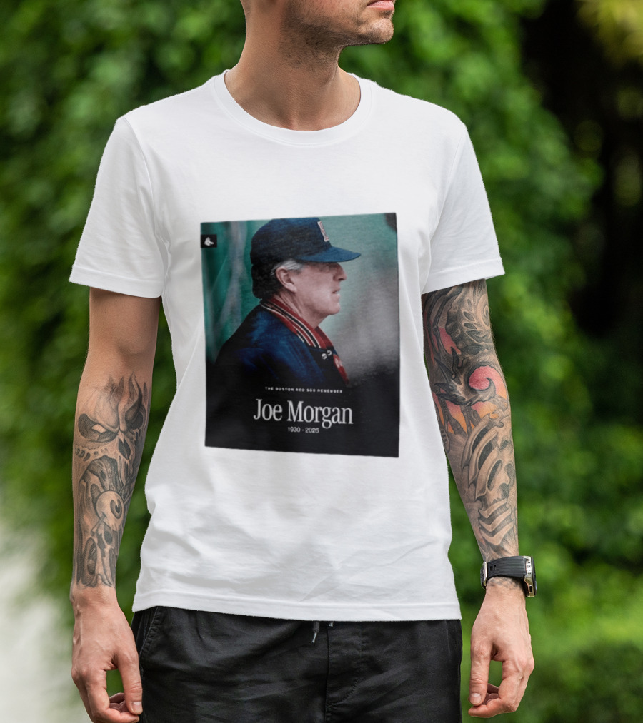 Boston Red Sox Honor Joe Morgan 1930 2026 MLB Memoriam T-Shirt
