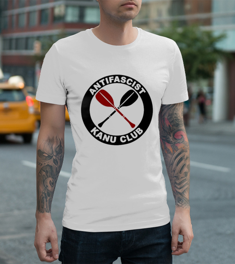 Antifascist Kanu Club Paddles T-Shirt
