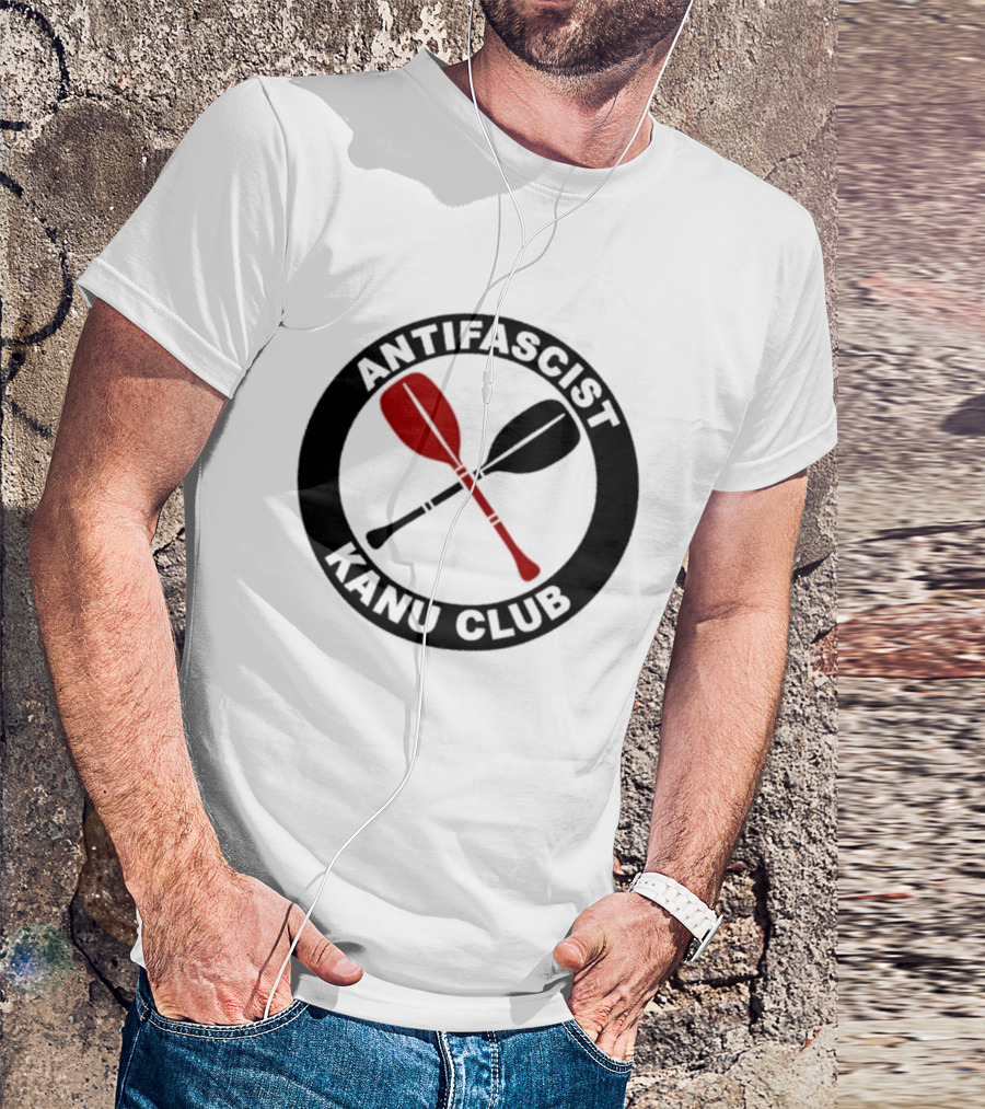 Antifascist Kanu Club Paddles T-Shirt