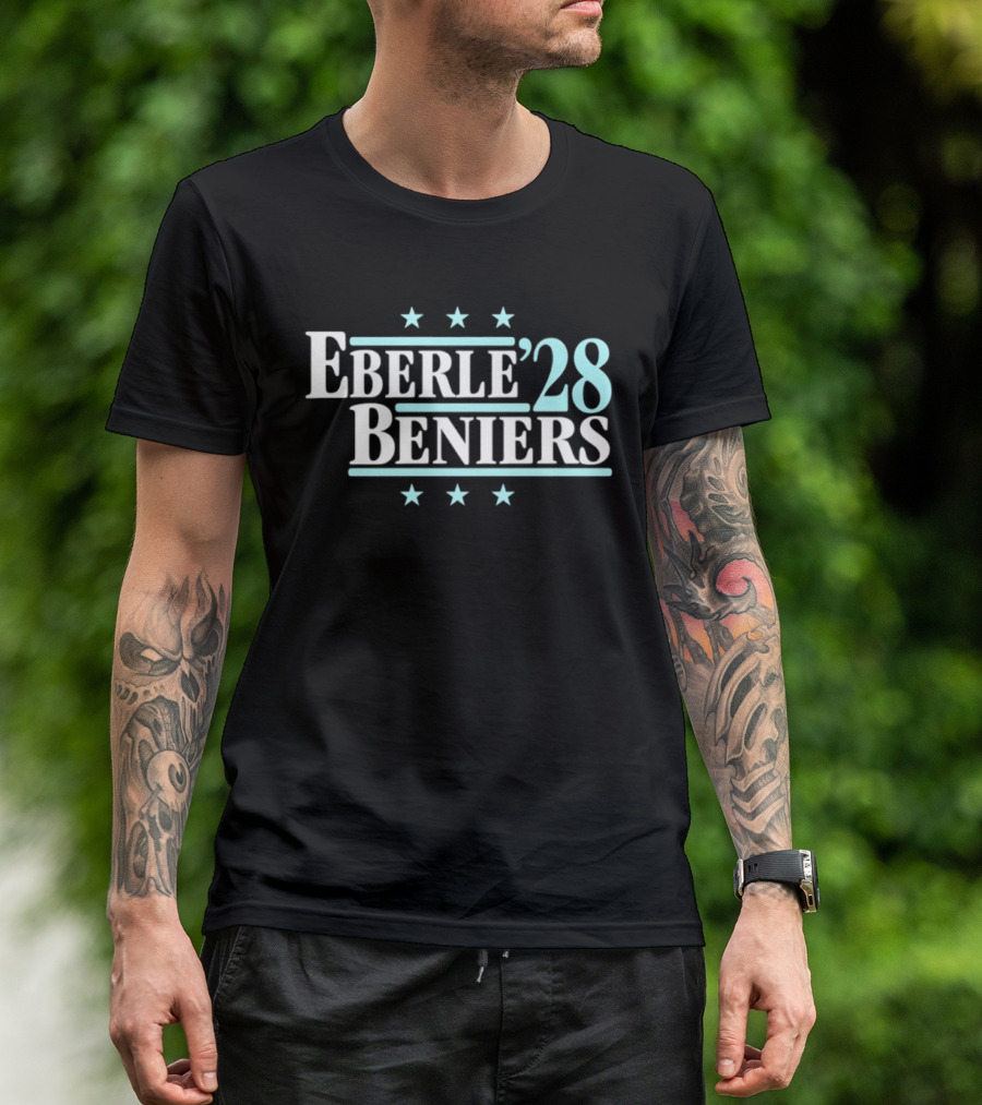 Eberle Beniers '28 Seattle Kraken NHL Hockey Stars T-Shirt