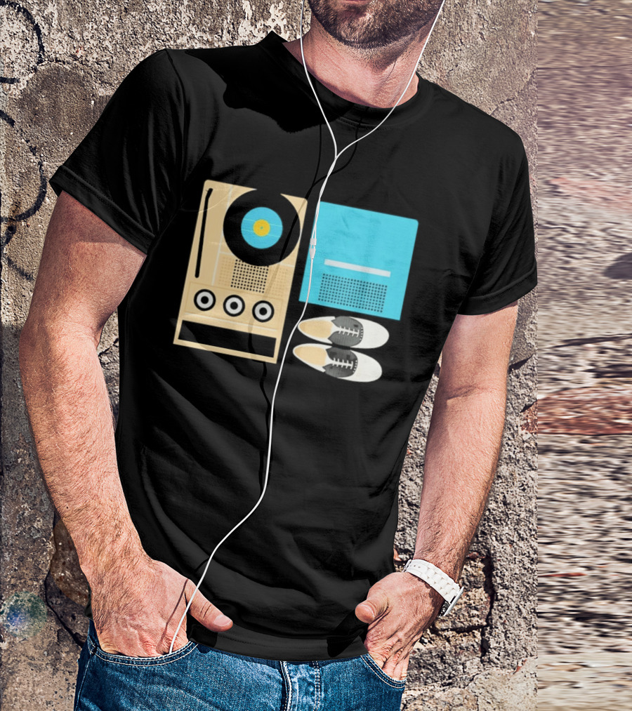 Sam And Suzy Essentials Moonrise Kingdom Record Player Sneakers T-Shirt