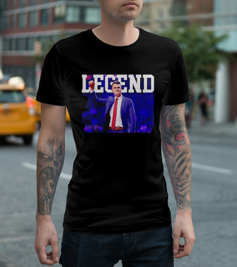 Charlie Kirk Old Row Legend 47 T-Shirt