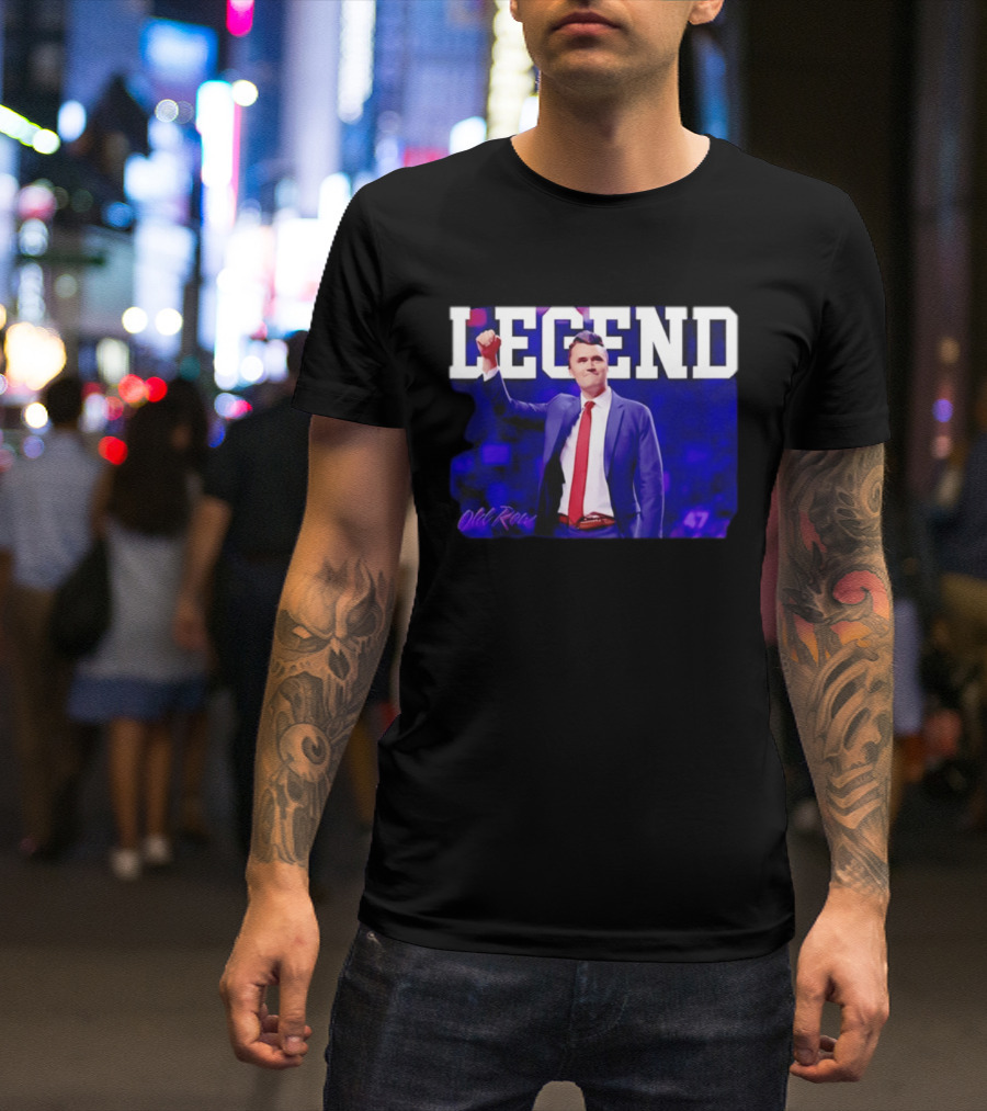 Charlie Kirk Old Row Legend 47 T-Shirt