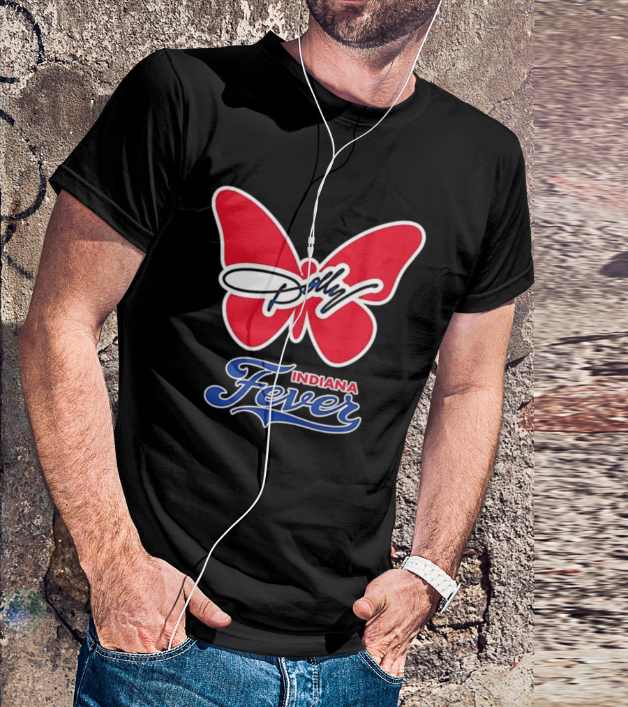 Indiana Fever Women's Basketball Dolly Parton Butterfly Collaboration T-Shirt