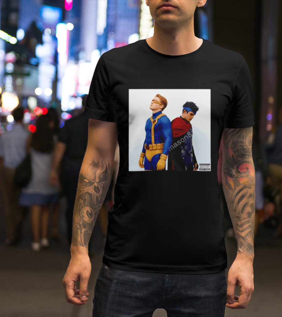 Cyclops And Wiccan Heartstopper X Men Comic Collaboration T-Shirt