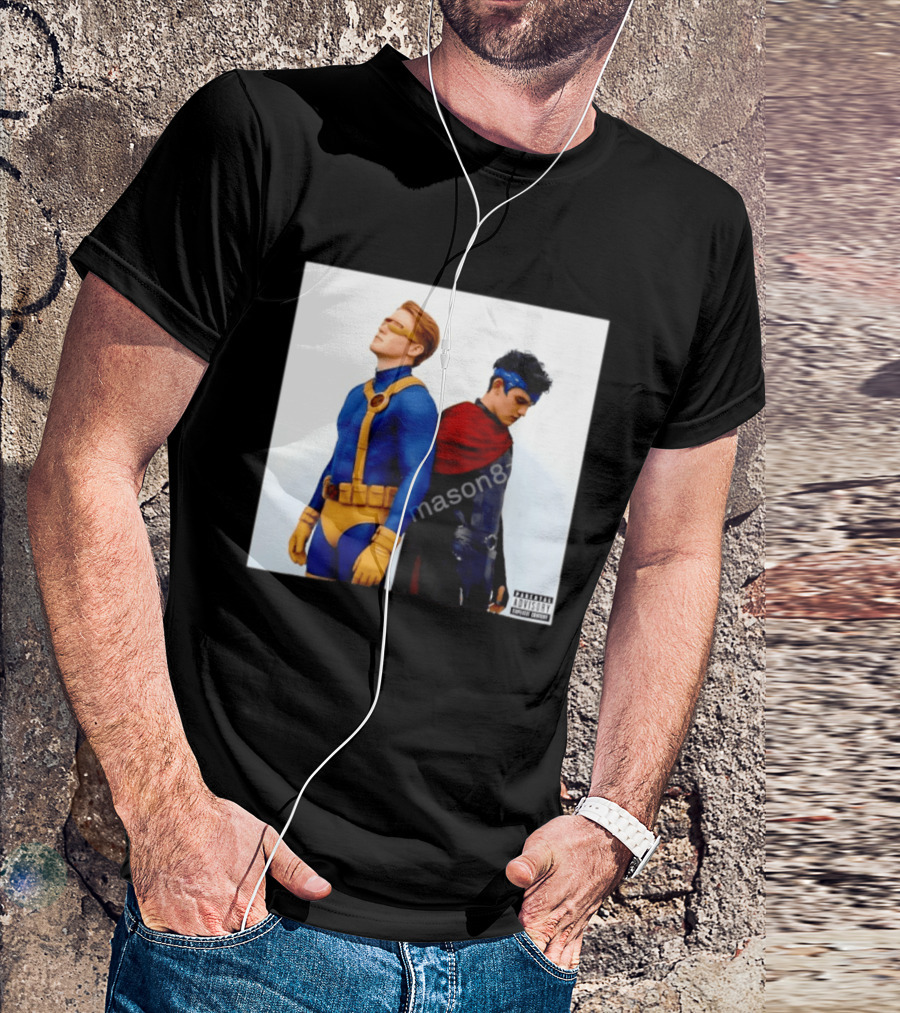 Cyclops And Wiccan Heartstopper X Men Comic Collaboration T-Shirt