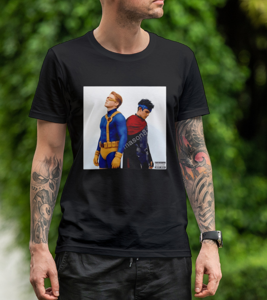 Cyclops And Wiccan Heartstopper X Men Comic Collaboration T-Shirt
