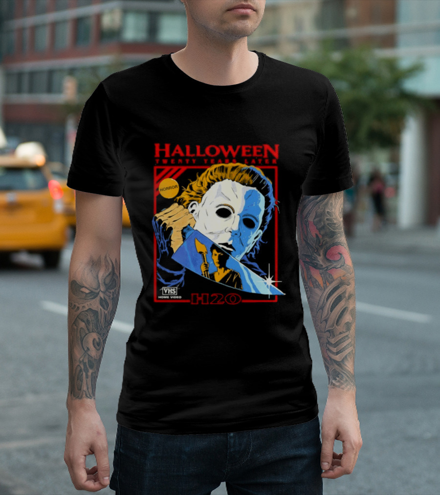 Halloween Twenty Years Later H20 Michael Myers Laurie Strode T-Shirt