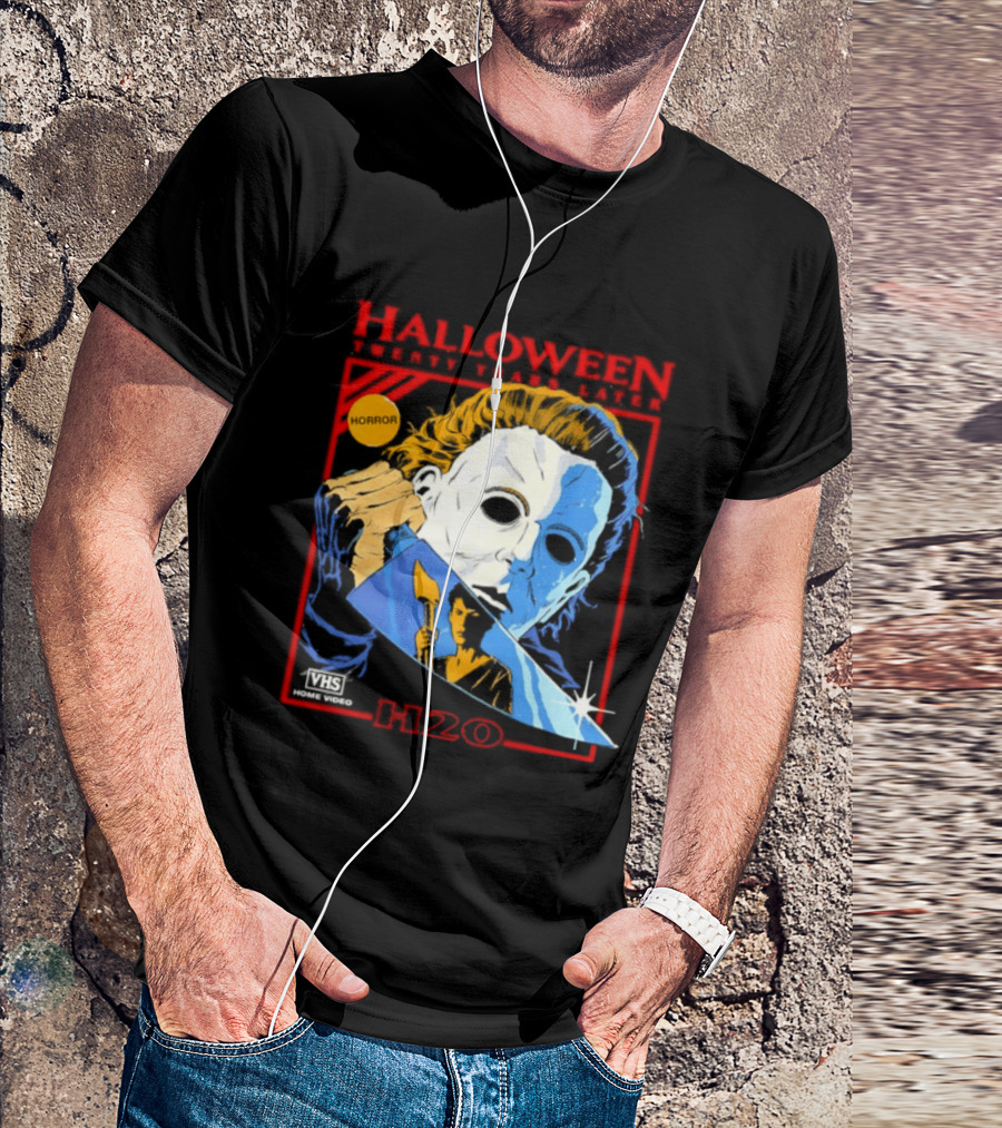Halloween Twenty Years Later H20 Michael Myers Laurie Strode T-Shirt