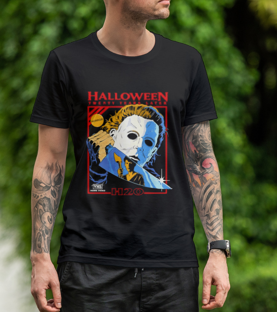 Halloween Twenty Years Later H20 Michael Myers Laurie Strode T-Shirt