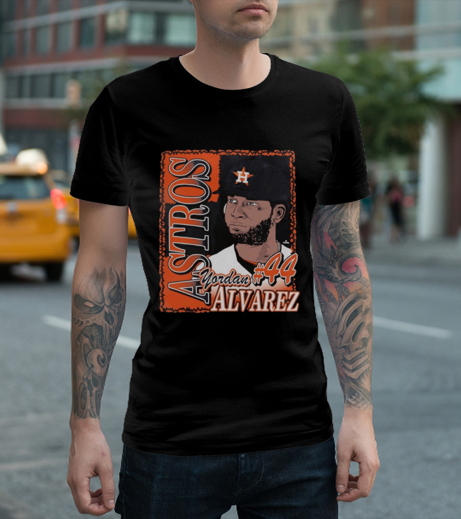 Astros Yordan Alvarez #44 Houston Baseball T-Shirt