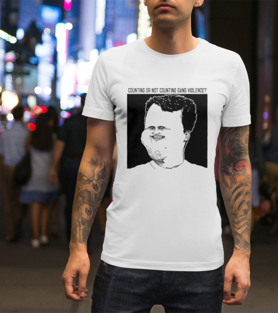 Charlie Kirk Counting Or Not Counting Gang Violence T-Shirt