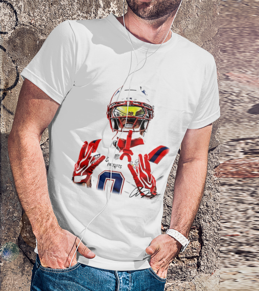 New England Patriots Christian Gonzalez Gonzo Player Number 6 T-Shirt