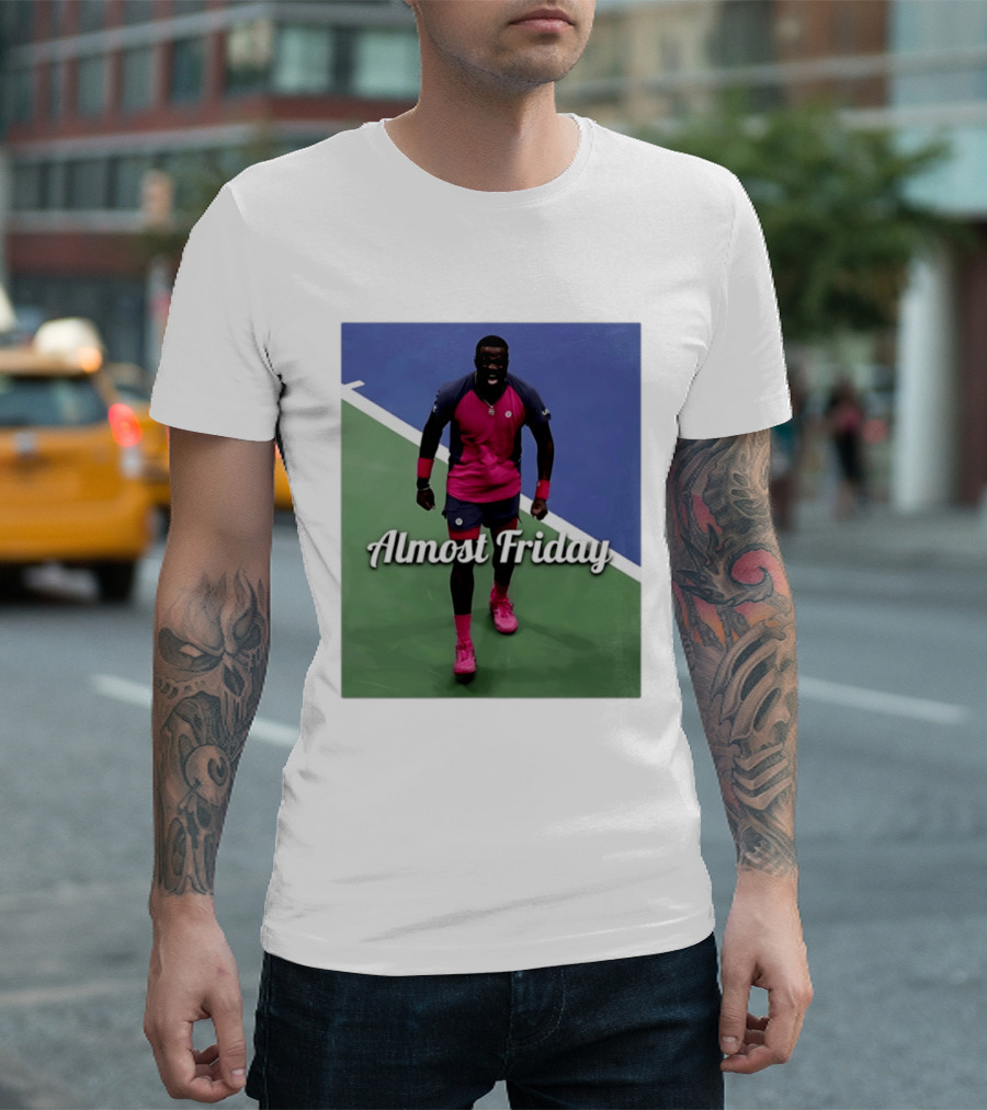 Frances Tiafoe Big FOE Almost Friday Tennis T-Shirt