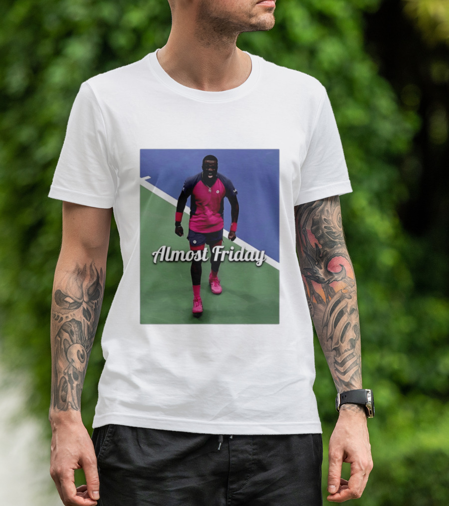Frances Tiafoe Big FOE Almost Friday Tennis T-Shirt