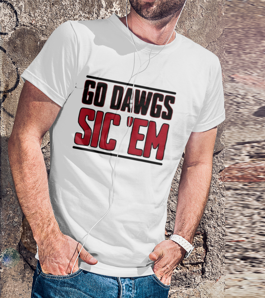 Georgia Bulldogs Go Dawgs Sic Em T-Shirt