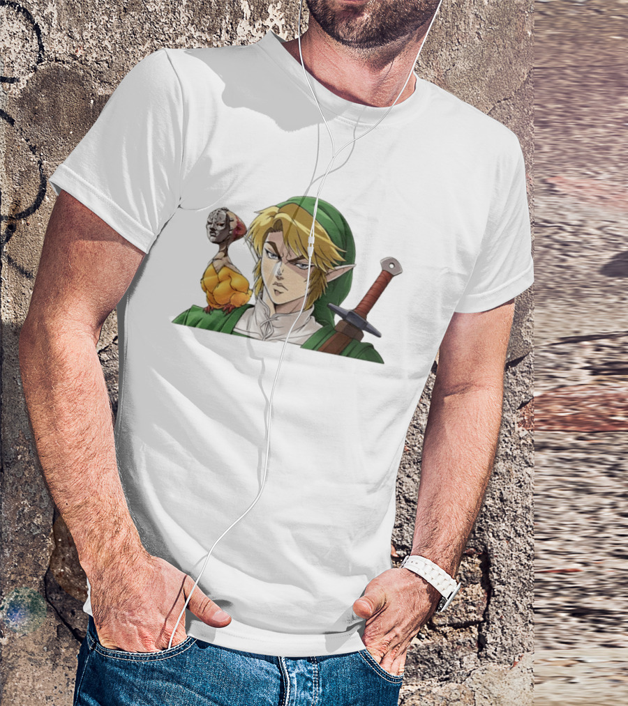 Link Dio Brando Fusion With Cucco JoJo References T-Shirt