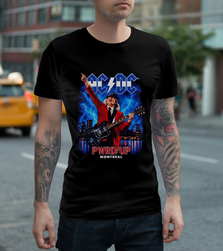 ACDC PWR UP Montreal 2026 Event Live At Parc Jean Drapeau September 12 T-Shirt