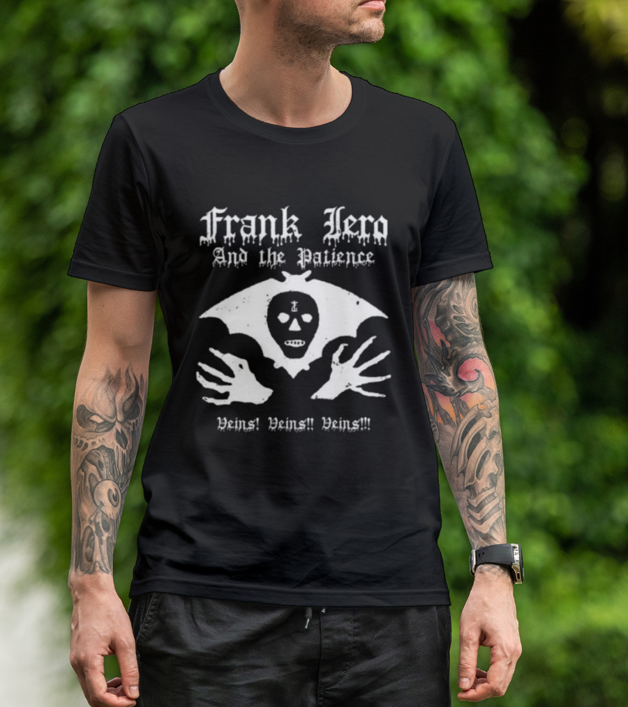 Frank Iero And The Patience Veins Veins Veins Black T-Shirt