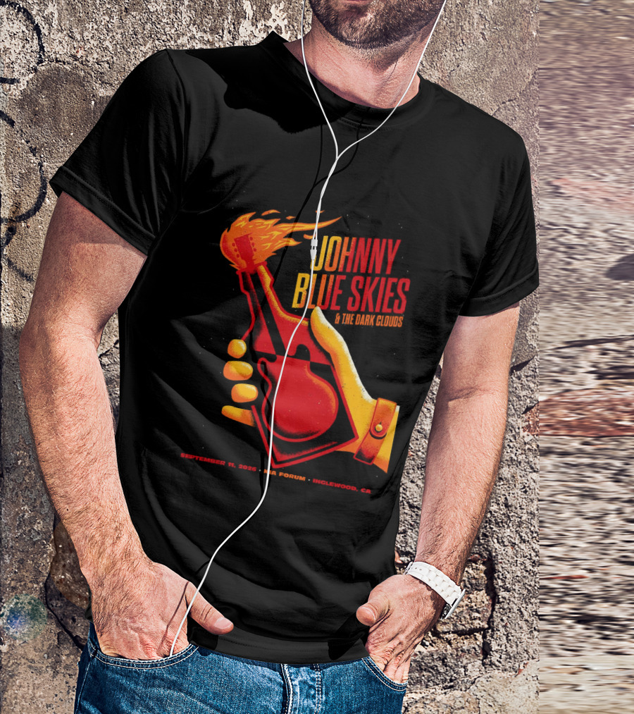 Johnny Blue Skies Inglewood CA 2026 The Dark Shadows Live At Kia Forum September 11 T-Shirt