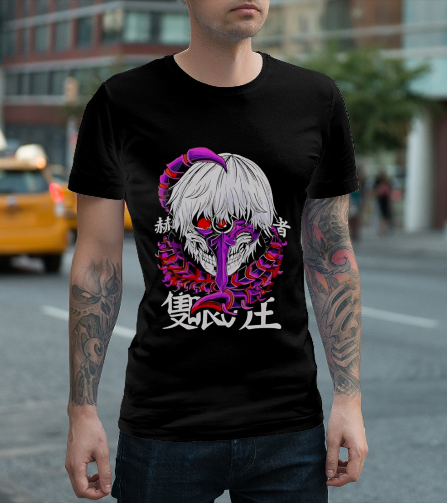 Tokyo Kaneki Kakuja Mask Heroic Stance T-Shirt