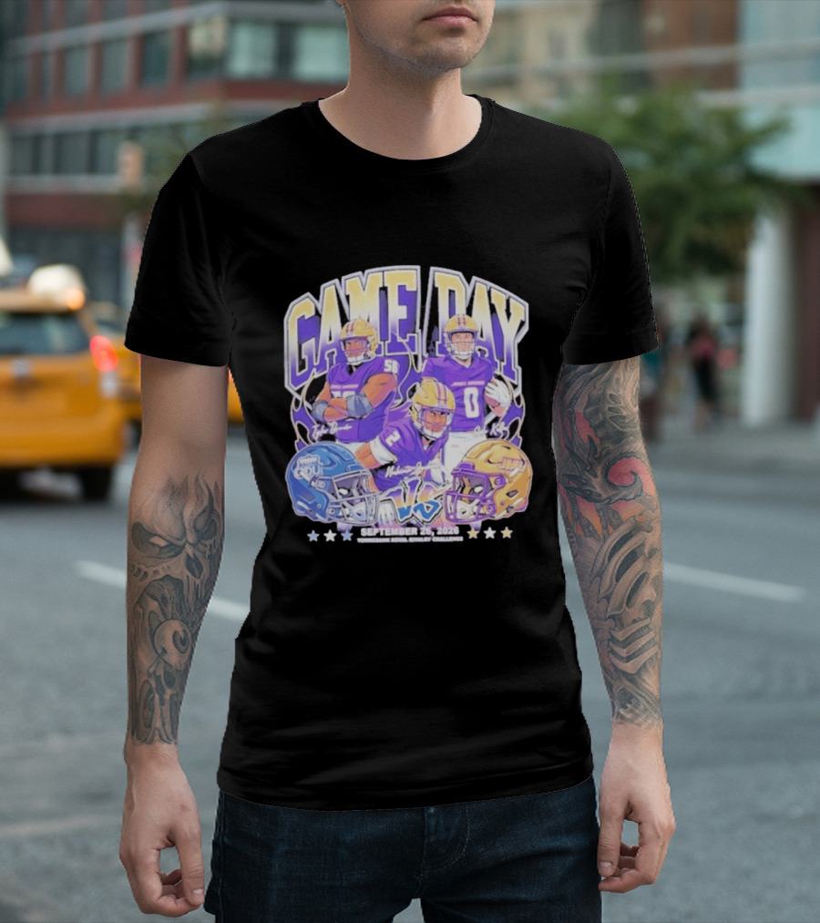 Game Day Nakian Jackson Cole Keller Tyler Brown JMU Vs ODU September 26 2026 T-Shirt