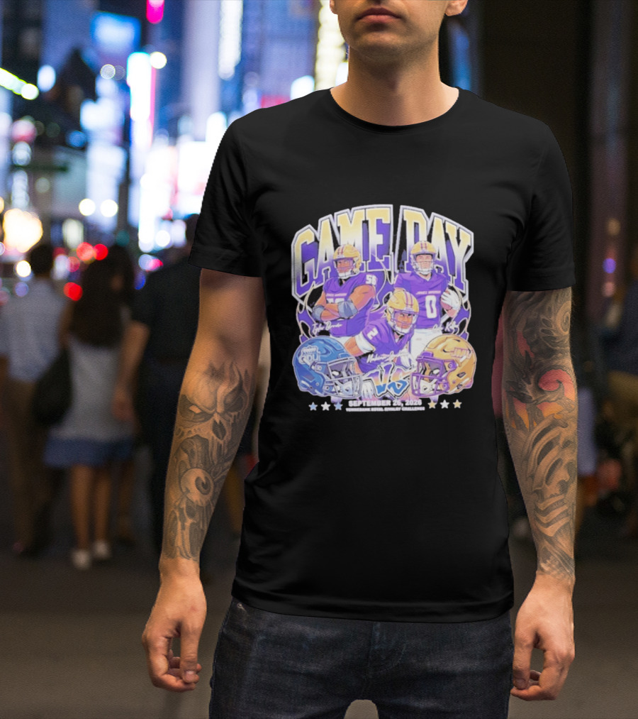 Game Day Nakian Jackson Cole Keller Tyler Brown JMU Vs ODU September 26 2026 T-Shirt