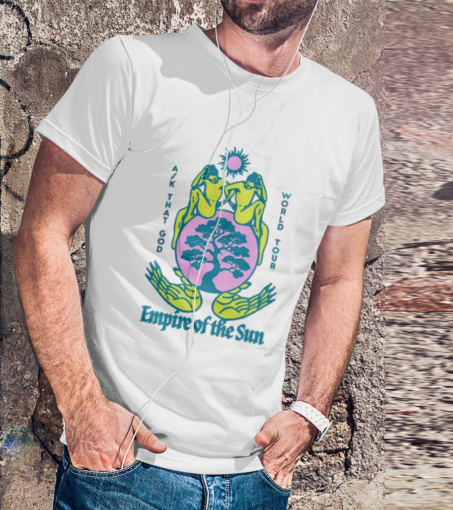 Empire Of The Sun Ask That God Hand World Tour Tree T-Shirt