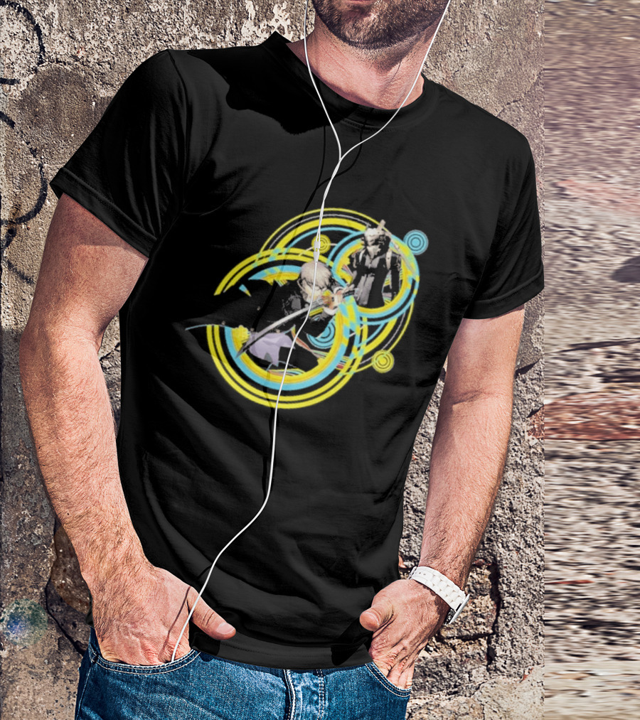 Persona 4 Revival Black Vibrant Character Artistry T-Shirt