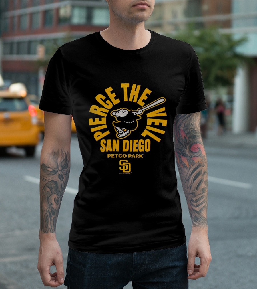 Pierce The Veil San Diego Petco Park SD Padres 2026 Tour September 12th T-Shirt