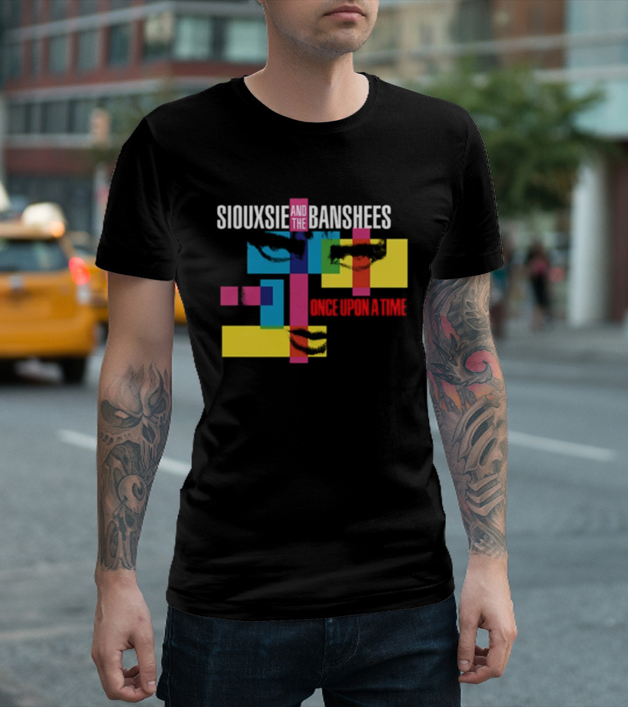 Siouxsie And The Banshees Once Upon A Time 2026 Multicolor Blocks T-Shirt