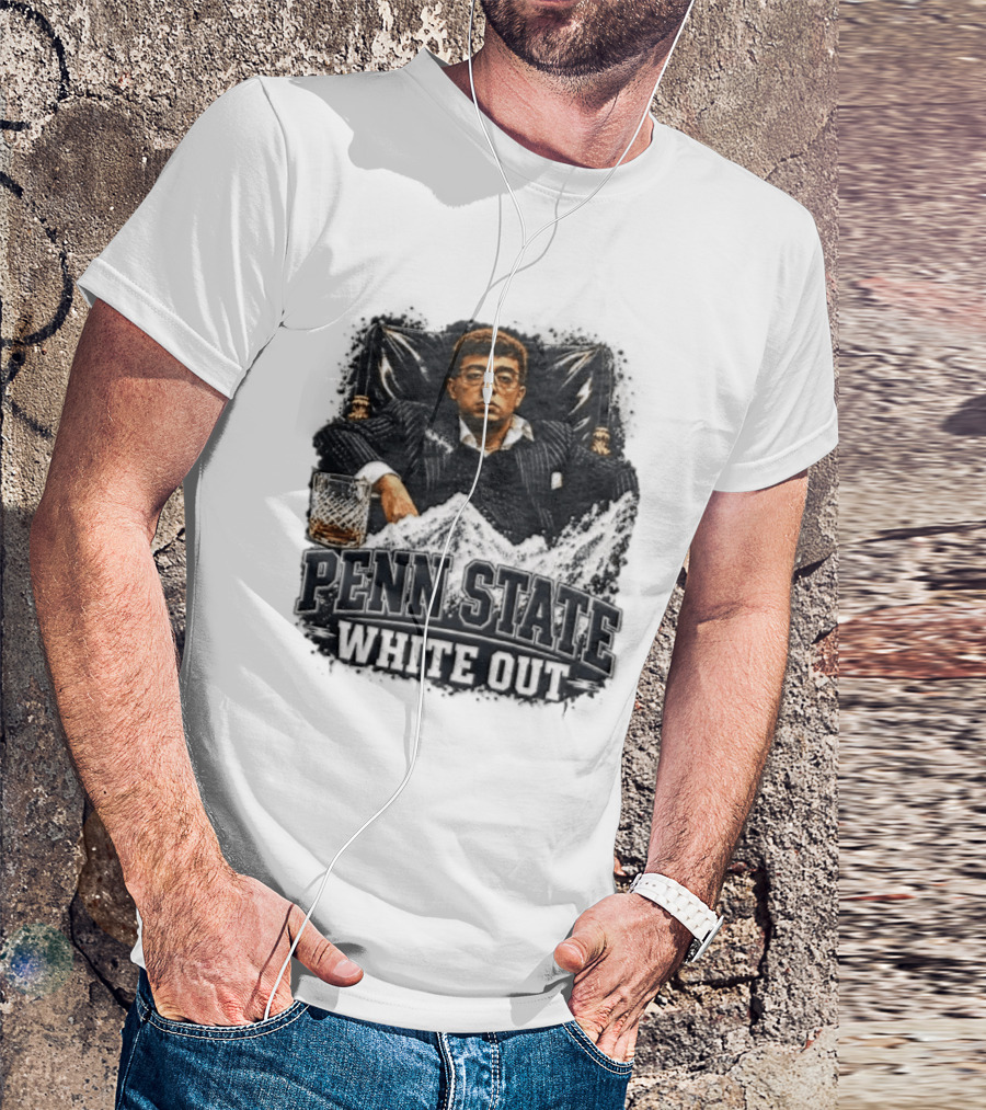 Penn State White Out Man In Suit Nittany Lions T-Shirt