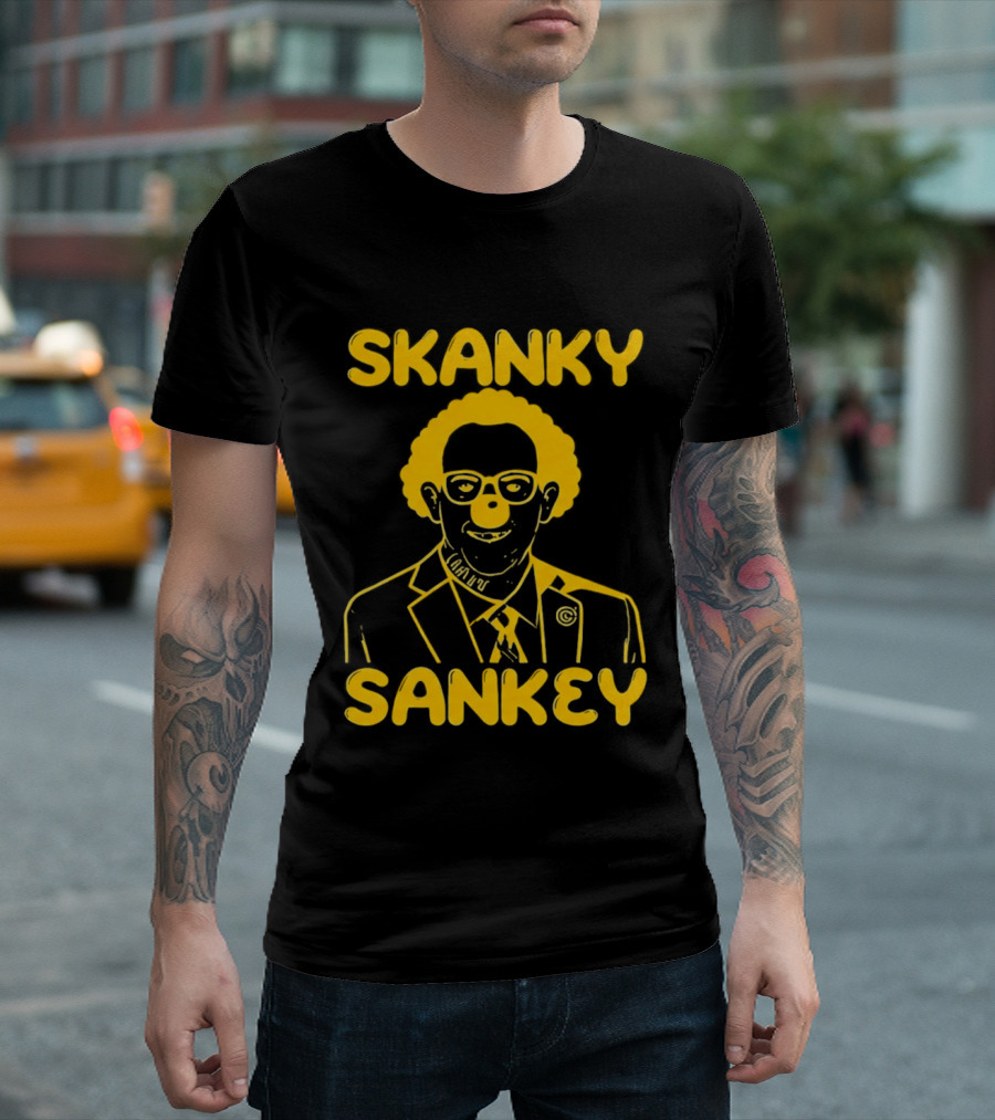 Skanky Sankey LSU Basketball Fan Joke T-Shirt