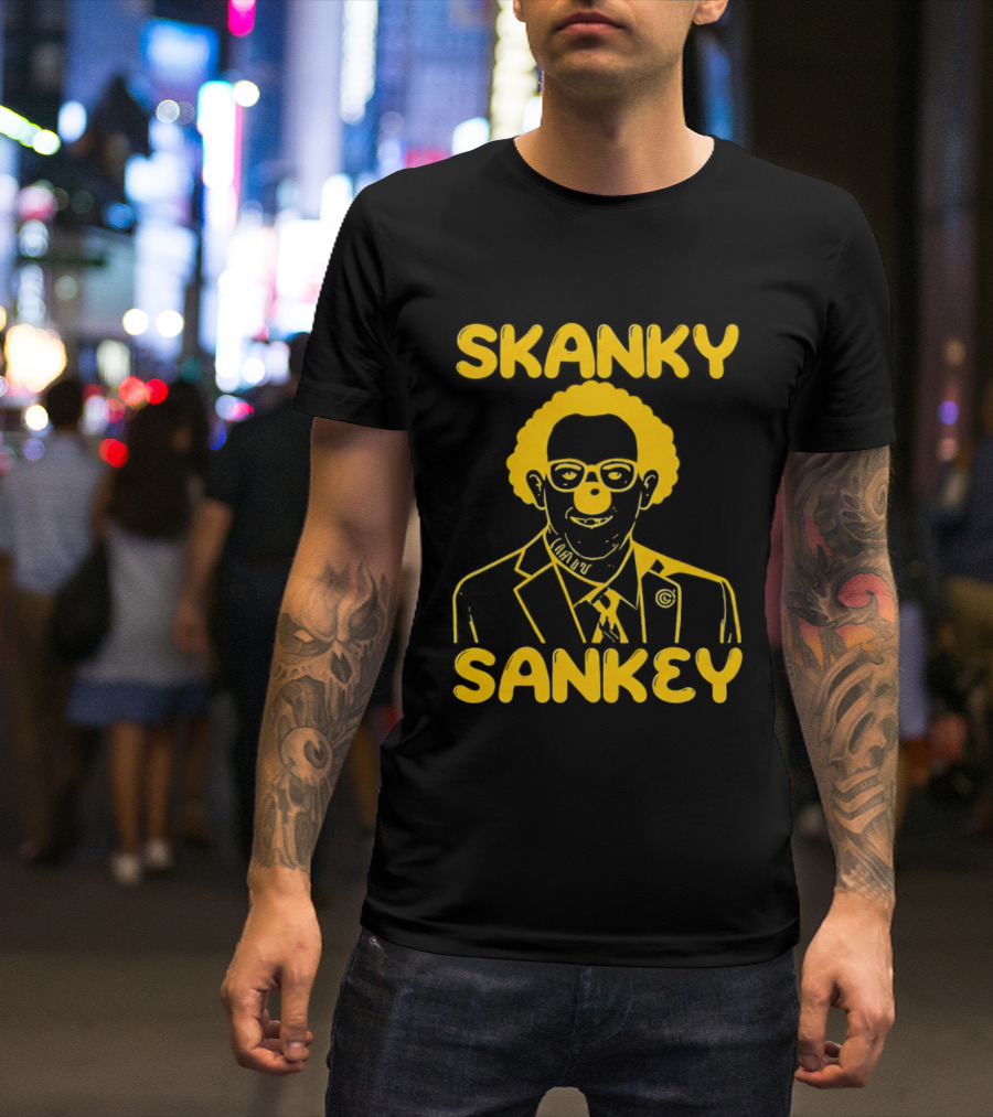 Skanky Sankey LSU Basketball Fan Joke T-Shirt